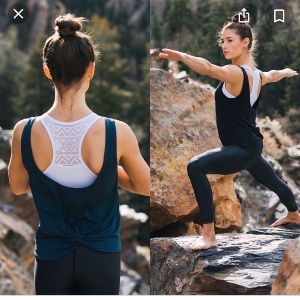 Midnight blue swirl tank size medium Zyia GUC